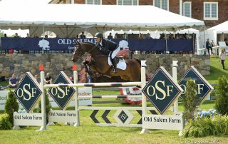 Andrew Ramsay and Stranger 30 won the $35,000 Old Salem Farm Jumper Classic CSI3*, presented by Wells Fargo, The Private Bank, on Saturday, May 20, during the 2017 Old Salem Farm Spring Horse Shows at Old Salem Farm in North Salem, NY. Photo by The Book