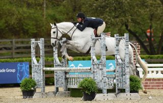 Jessica Ott and Rizzi’s Comet were named champions in The Jockey Club Thoroughbred Incentive Program (T.I.P.) $2,000 Low Thoroughbred Hunter 3' Division, held Sunday, May 6, during Welcome Day at Old Salem Farm in North Salem, NY. Photo by SEL Photography