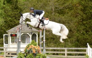 McLain Ward (USA) won the $35,000 Welcome Stake of North Salem CSI3* riding Clinta on Thursday, May 17, during the 2018 Old Salem Farm Spring Horse Shows at Old Salem Farm in North Salem, NY. Photo by The Book