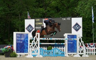 Switzerland’s Beat Mändli and Simba won the $131,000 Empire State Grand Prix CSI3*, presented by The Kincade Group, on Saturday, May 20, during the 2018 Old Salem Farm Spring Horse Shows at Old Salem Farm in North Salem, NY. Photo by The Book