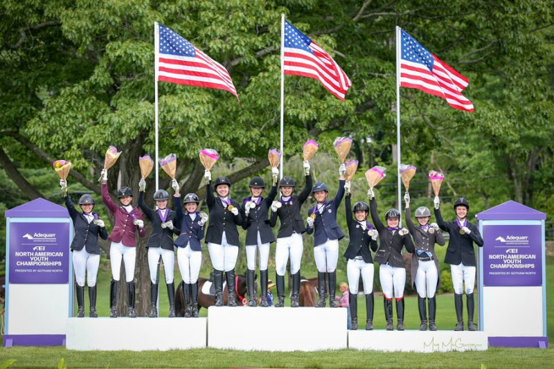 Region 4 Earns Historic Team Gold in USDF North American Junior